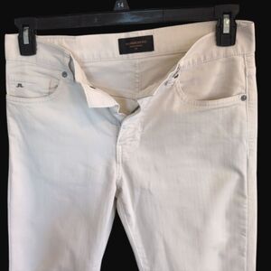 - J.Lindeberg Off-White Denim Pants